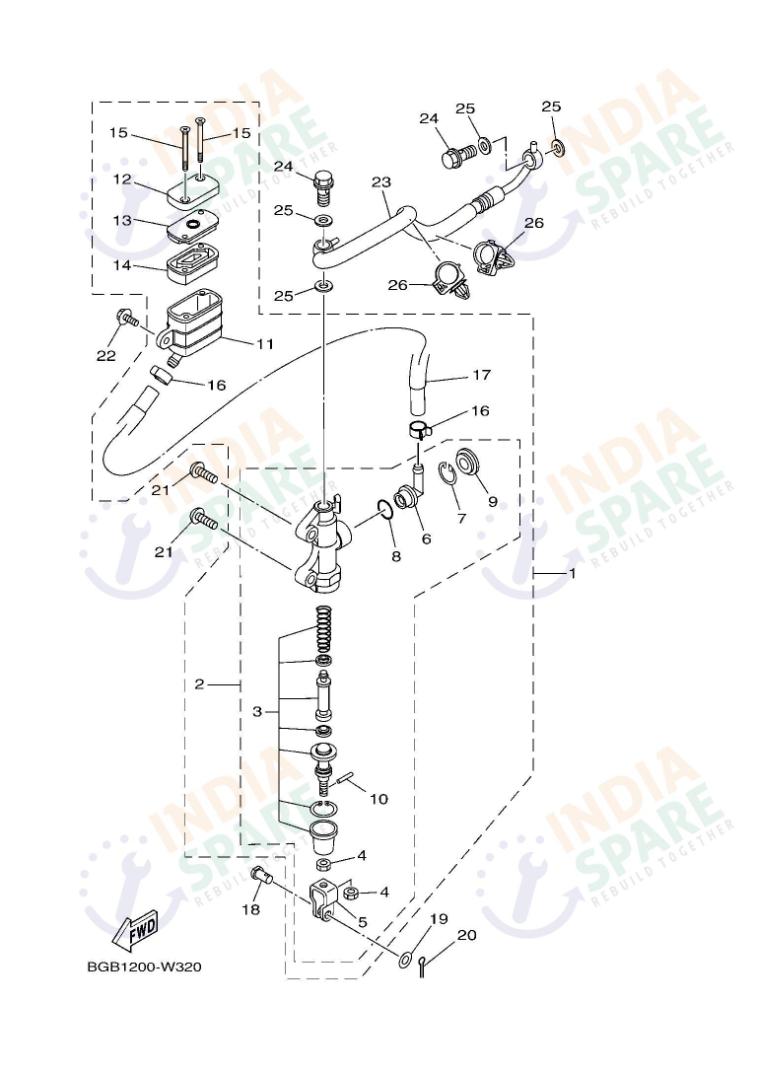 REAR MASTER CYLINDER